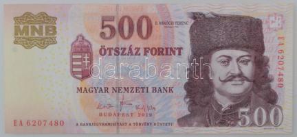 2010. 500Ft "EA" T:F szép papír