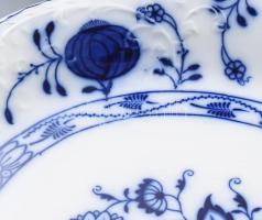 Johnson Bros hagymamintás 45 darabos tál- és szervírozótál készlet. Máz alatti kobalt festéssel, jel...