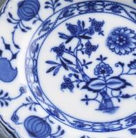 Johnson Bros hagymamintás 45 darabos tál- és szervírozótál készlet. Máz alatti kobalt festéssel, jel...