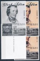 2006/43 Clark Ádám 4 db-os emlékív garnitúra (25.000) / souvenir sheet collection of 4