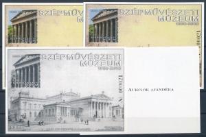 2006/76 Szépművészeti Múzeum 4 db-os emlékív garnitúra azonos sorszámmal (25.000) / souvenir sheet collection of 4 with same numbers