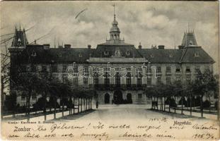 1905 Zombor, Sombor; megyeház. Kaufmann B. kiadása / county hall (fl)