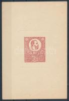 1921/1cb 50 éves a kőnyomatos bélyeg piros emlékív privát essay / souvenir sheet