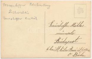 Kiskomlós, Comlosu Mic (Banat); K. Frauenhoffer Holzhandlung / fatelep / sawmill, timber yard. photo