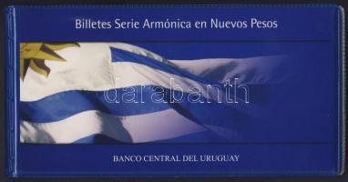 Uruguay 1989-92. 1000NP "NO EMITIDO", 2000NP, 5000NP "NO EMITIDO", 10.000NP "NO EMITIDO", 20.000NP, 50.000NP, 100.000NP, 200.000NP, 500.000NP komplett sor! T:I Összesen 9klf db! Eredeti banki kiadásban, korlátozott példányszámban! RR!!