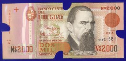Uruguay 1989-92. 1000NP "NO EMITIDO", 2000NP, 5000NP "NO EMITIDO", 10.000NP &quo...