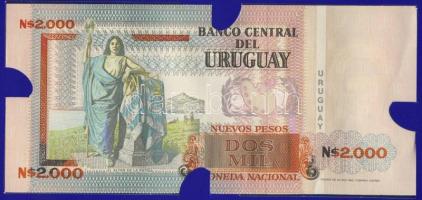 Uruguay 1989-92. 1000NP "NO EMITIDO", 2000NP, 5000NP "NO EMITIDO", 10.000NP &quo...