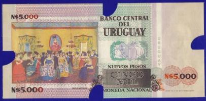 Uruguay 1989-92. 1000NP "NO EMITIDO", 2000NP, 5000NP "NO EMITIDO", 10.000NP &quo...
