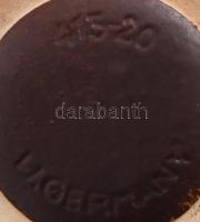 Retro német csokoládémázas váza. Jelzett, hibátlan, m: 20 cm