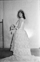 cca 1965 ,,Cigány esküvő", Marinkay István (1920-?) veszprémi fotóművész hagyatékából 80 db vin...