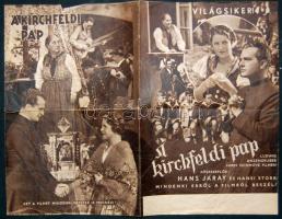 cca 1938 A kirchfeldi pap c. mozifilm reklámfüzete 4 oldal