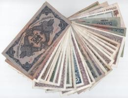 30db-os korona, pengő, forint bankjegy tétel T:vegyes