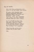 Sebes Árpád:
Stix partján. Versek 1915-1925. (Dedikált.)
Budapest, 1925. Arany János Irodalmi és N...