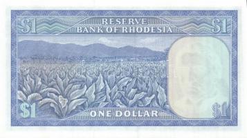 Rhodesia 1974-79. 1$, 2$, 5$, 10$ komplett sor! T:I Összesen 4klf db!