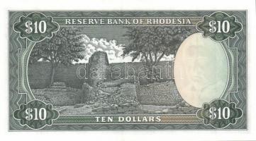 Rhodesia 1974-79. 1$, 2$, 5$, 10$ komplett sor! T:I Összesen 4klf db!