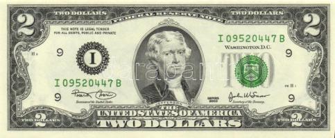 USA 2003. 2$ (3x) egymásutáni sorszámmal! T:I