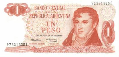 Argentína 1973-76. 1P, 5P, 10P, 50P T:I Összesen 4klf db!