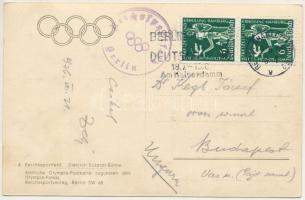 Olympische Spiele Berlin 1936. Reichssportfeld. Dietrich Eckardt-Bühne / 1936 Summer Olympics, Olymp...