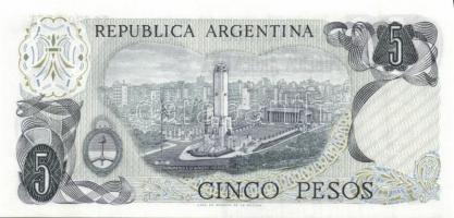 Argentína 1973-76. 1P, 5P, 10P, 50P T:I Összesen 4klf db!