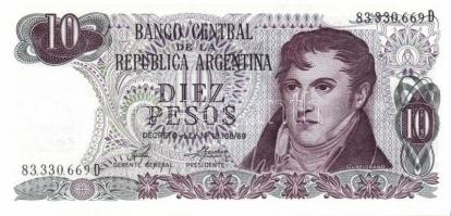 Argentína 1973-76. 1P, 5P, 10P, 50P T:I Összesen 4klf db!