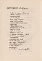 Babits Mihály:
Pávatollak. Műfordítások.
(Budapest), 1920. A Táltos kiadása (Helios sajtóipari üze...