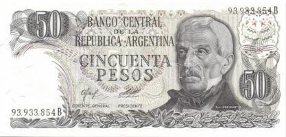 Argentína 1976-83. 10P, 50P, 100P, 500P, 1000P, 5000P, 10.000P 2klf, 50.000P, 100.000P, 500.000P, 10...