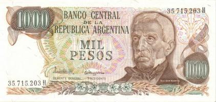 Argentína 1976-83. 10P, 50P, 100P, 500P, 1000P, 5000P, 10.000P 2klf, 50.000P, 100.000P, 500.000P, 10...