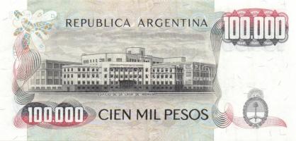 Argentína 1976-83. 10P, 50P, 100P, 500P, 1000P, 5000P, 10.000P 2klf, 50.000P, 100.000P, 500.000P, 10...