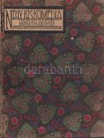 Garvay Andor: Négy kis komédia. Garvay Andor egyfelvonásosai. Gyoma, 1913. Nyomtatta és kiadja Kner Izidor. [5]-101 + [7] p. Egyetlen kiadás. Garvay Andor (1875-1927) újságíró, színműíró rövid komédiáit tartalmazza kötetünk. Az első előzéken régi tulajdonosi bejegyzés, néhány oldalon halvány foltosság. Lévay-Haiman 1.224 B. Színes, levélmintás Kner-vászonba kötve, a címfelirat a gerincen és az első fedőborítón sárga címkén. Ritkább kötésváltozat.