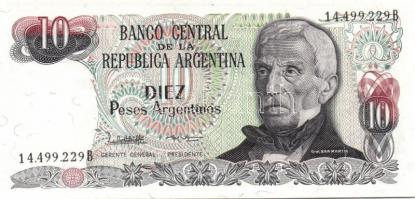 Argentína 1983-83. 1P (2x), 5P (2x), 10P 2klf, 50P, 100P, 500P, 1000P, 5000P egy kivételével komplet...