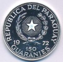 Paraguay 1972. 150G Ag "Müncheni Olimpia 1972 - Gátfutó" T:PP Paraguay 1972. 150 Guaranies...