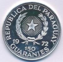 Paraguay 1972. 150G Ag "Müncheni Olimpia 1972 - Labdarúgó" T:AU (PP) Paraguay 1972. 150 Gu...