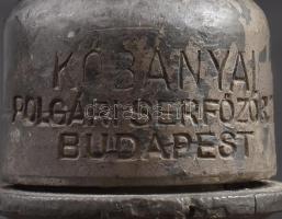 Globus szikvíz üzem dombornyomott feliratos szódás, szikvízes üveg, 0,5 l