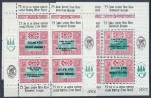 1999/E1a+b -2a+b Hohe Rinne emlékívpár + felülnyomott pár azonos sorszámmal / souvenir sheet collection of 4