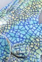 Szurdi Éva: 4 darab hal figura. Mázas kerámia, jelzett, kopással, 18x16 cm alatt