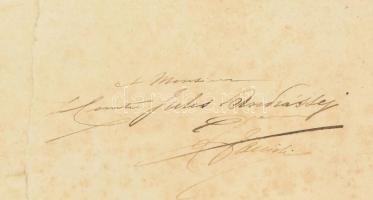 cca 1890 Leopardi olasz költő halála festményről készült nagy méretű fotó comte Jules Andrássy (Andr...