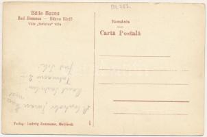 Báznafürdő, Baile Bazna, Bad-Baassen; Villa Soterius. Ludwig Zammerer kiadása (EK)