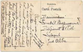 Zernest, Zernyest, Zarnesti; Fabrica de hartie / papírgyár télen / paper factory in winter (fa)