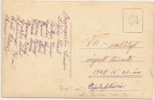 1928 Gyulafehérvár, Karlsburg, Alba Iulia; VIII. osztályt végzett tanulók csoportképe (Baumgarten Sá...