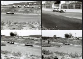1969 Sopron Grand Prix fotói, 21 db fotó, 25 kocka negatív, valamint CD-rom melléklet a fotókkal, fo...