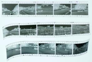 1969 Sopron Grand Prix fotói, 21 db fotó, 25 kocka negatív, valamint CD-rom melléklet a fotókkal, fo...