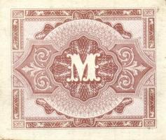 Német 3. Birodalom/nemzetközi megszállás alatt/USA-nyomat 1944. 1M nyolcjegyű sorszám T:I