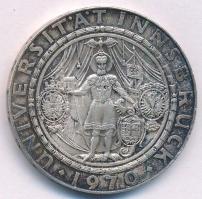 Ausztria 1970. 50Sch Ag "Innsbrucki Egyetem 300. évfordulója" T:AU,XF patina, kis ph. Austria 1970. 50 Schilling Ag "300th Anniversary - Innsbruck University" C:AU,XF patina, kis ph. Krause KM# 2908