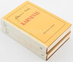 Hamvas Béla: Karnevál I-II. kötet. Bp., 1985, Magvető. Első kiadás. Kiadói egészvászon-kötés, kiadói...