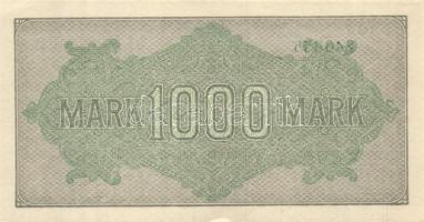 Német Birodalom / Weimari Köztársaság 1922. 1000M "Gitter mit 8" vízjellel T:I