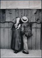 cca 1920 Kertész Andor (később André Kertész) (1894-1985) magyar - francia - amerikai fotóművész ,,Cirkusz" című alkotása, a néhai Lapkiadó Vállalat központi fotólaborjának archívumából 1 db modern nagyítás, 21x15 cm