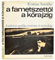 Kristian Sotriffer: A fametszettől a kőrajzig. A művészi grafika története és technikája. Bp., 1968, Corvina. Kiadói egészvászonkötés, kiadói papír védőborítón apró foltokkal, néhány kevés lapon ceruzás jelölésekkel, utolsó lap széle foltos.