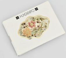 Zsolnay törtfehér alapon virágmintás hamuzó. Alján Hungexpo felirattal. Jelzett, hibátlan, 12x8,5 cm