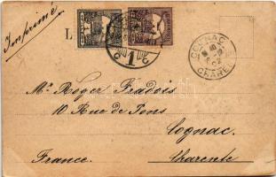 1902 Pozsony, Pressburg, Bratislava; Mihálykapu utca, üzletek, címeres magyar zászló / Michaelerthor...