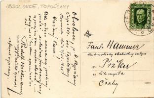 1925 Pacola, Pacholaj, Obsolovce (Felsőbodok, Horné Obdokovce); Dedina, Dom pana úradníka / iskola é...